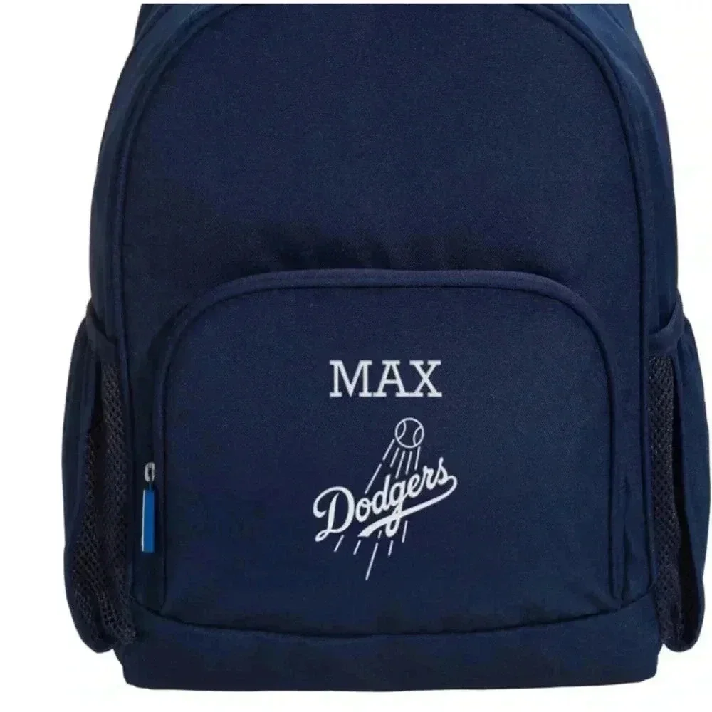 Pottery Barn Kids‎ LA Dodgers Mackenzie Navy Personalized "Max"Large Backpack